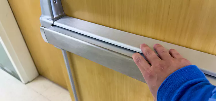 Installing a Push Bar on a Door Albany